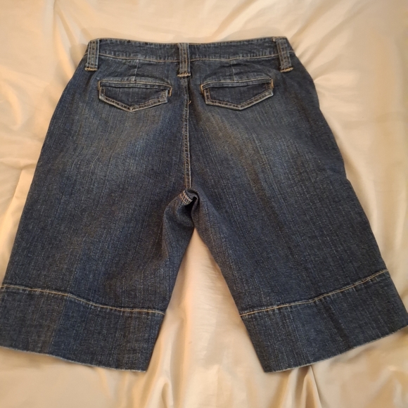 a.n.a Women's Dark Blue Denim Shorts - Picture 5 of 7